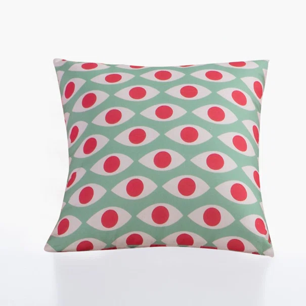 Διακοσμητική Μαξιλαροθήκη (40x40) Nef-Nef Homeware Option Aqua