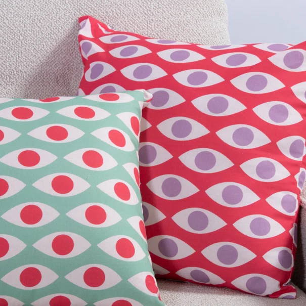 Διακοσμητική Μαξιλαροθήκη (40x40) Nef-Nef Homeware Option Fuchsia