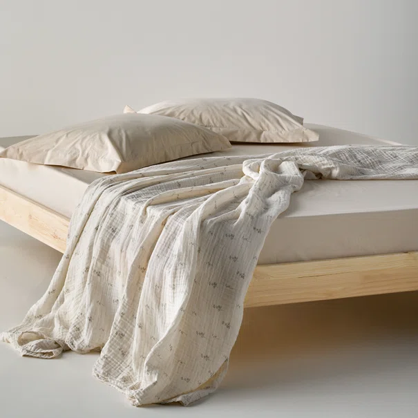 Κουβερτόριο Υπέρδιπλο (220x240) Μουσελίνα Kentia Loft Luma
