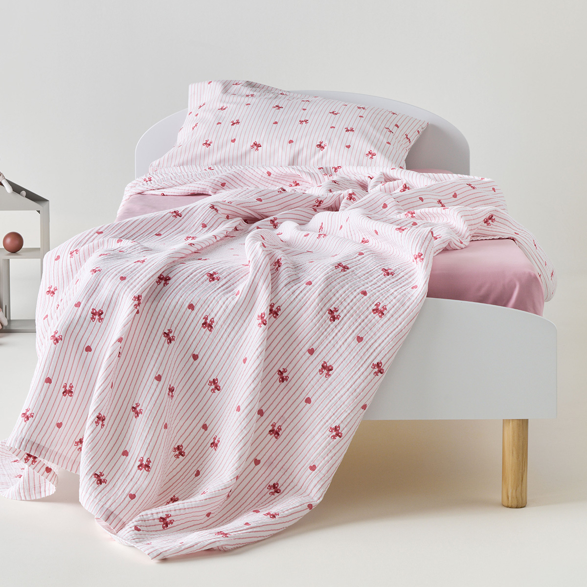 Κουβερτόριο Μονό (160x240) Μουσελίνα Kentia Loft Sassy