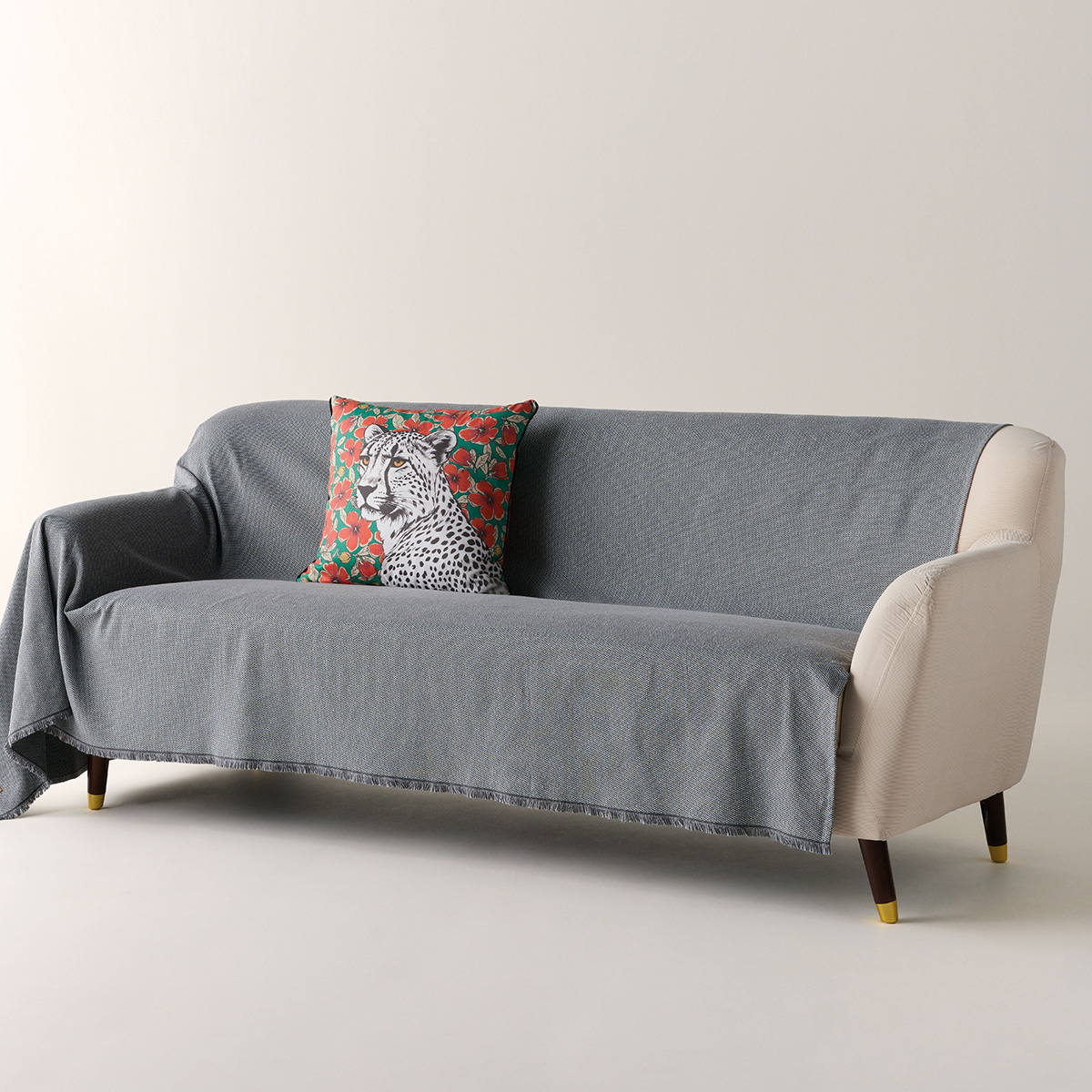 Ριχτάρι Καναπέ Τριθέσιου (180x280) Kentia Loft Everan 22 Grey
