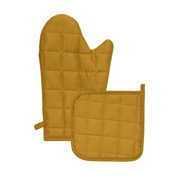 Γάντι + Πιάστρα Κουζίνας (Σετ) Kentia Loft Leilani 28 Ochre