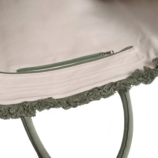 Τσάντα Θαλάσσης (26x16x24) Feel & Touch Caribbean Khaki