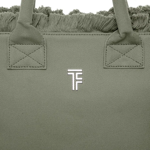 Τσάντα Θαλάσσης (26x16x24) Feel & Touch Caribbean Khaki