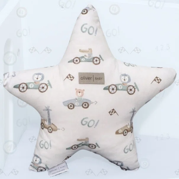 Διακοσμητικό Μαξιλάρι (37x37) Baby Oliver Αστέρι Design 421