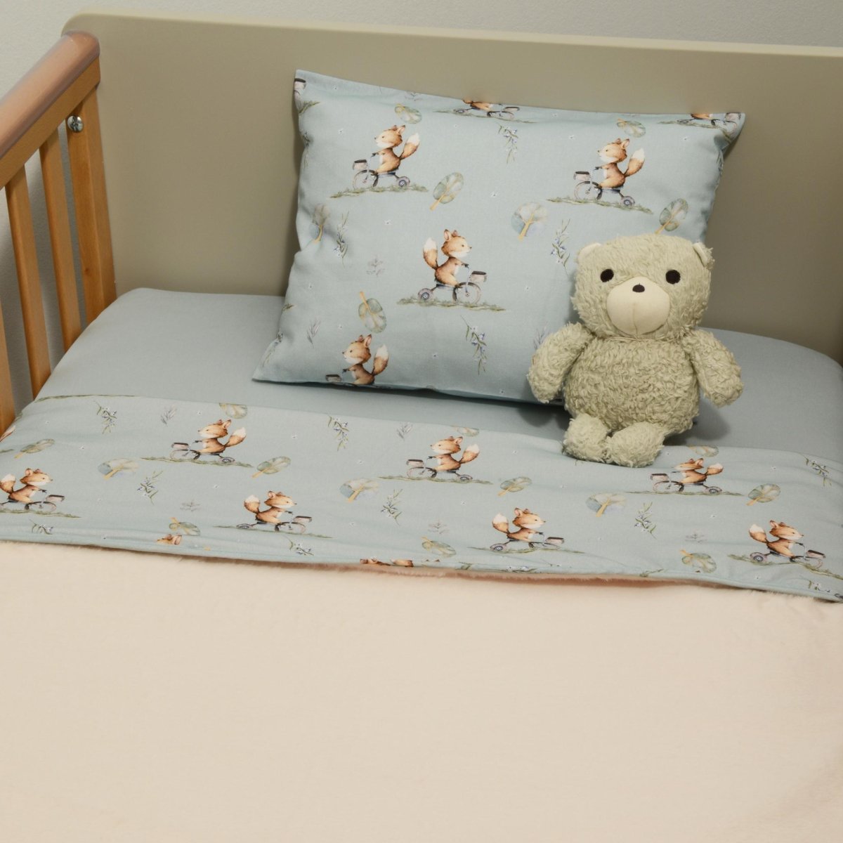 Κουβέρτα Βελουτέ Αγκαλιάς (75x95) 2 Όψεων Baby Oliver Design 429