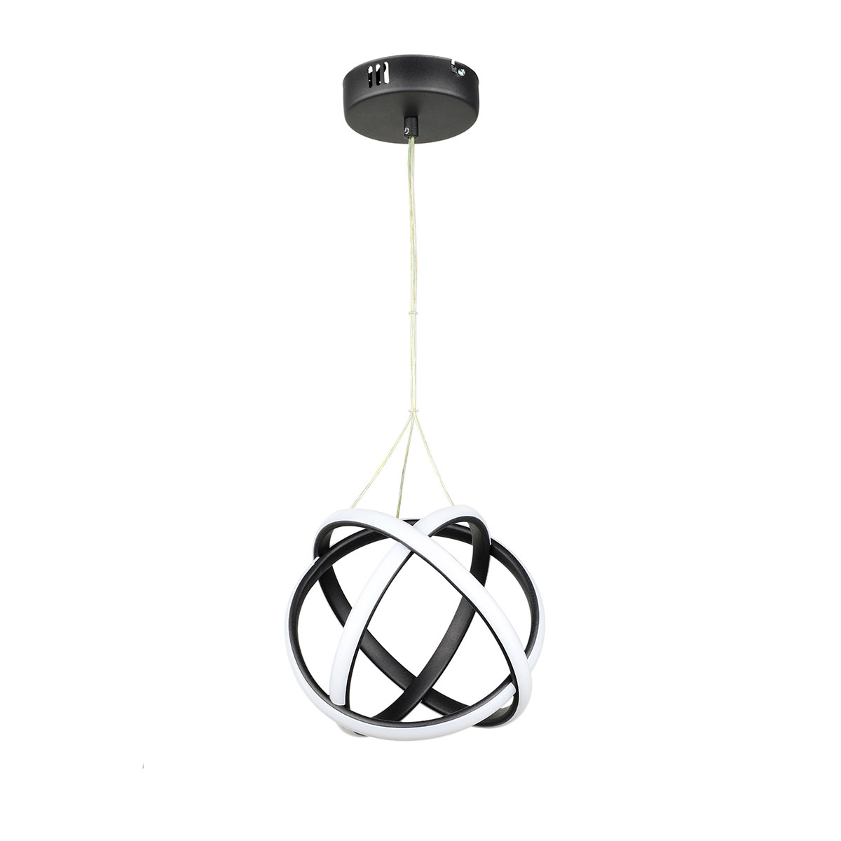 Φωτιστικό Οροφής LED 3 CCT Heronia Atomic/25 01-0404 Black
