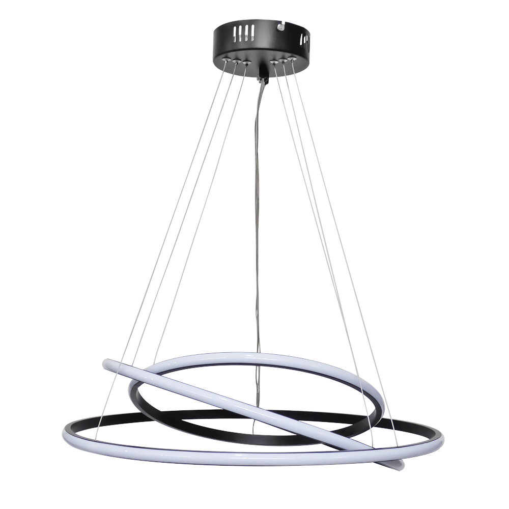 Φωτιστικό Οροφής LED 3 CCT Heronia Cronos Black 01-0358