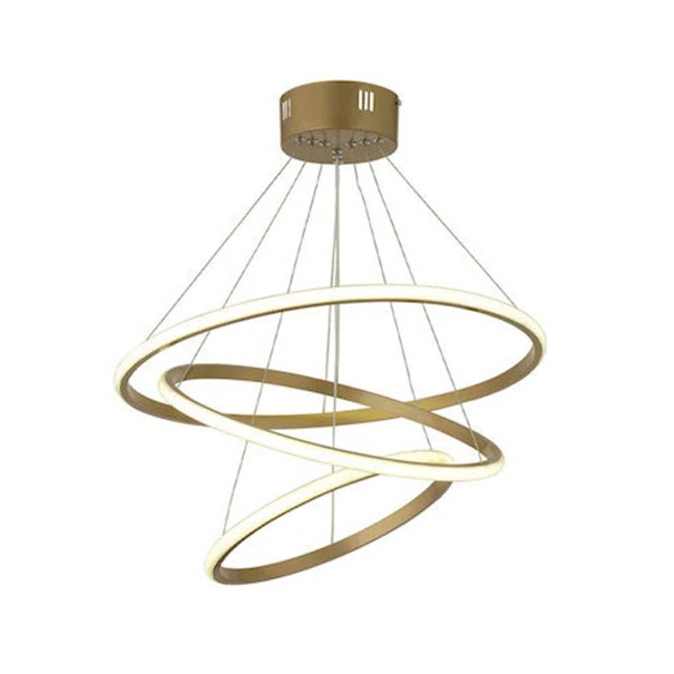 Φωτιστικό Οροφής LED 3 CCT Heronia Cronos Gold 01-0357
