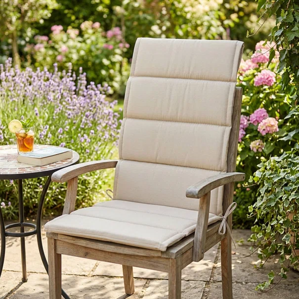 Αδιάβροχο Μαξιλάρι Καρέκλας Με Πλάτη 70cm Ravelia Stitch Beige