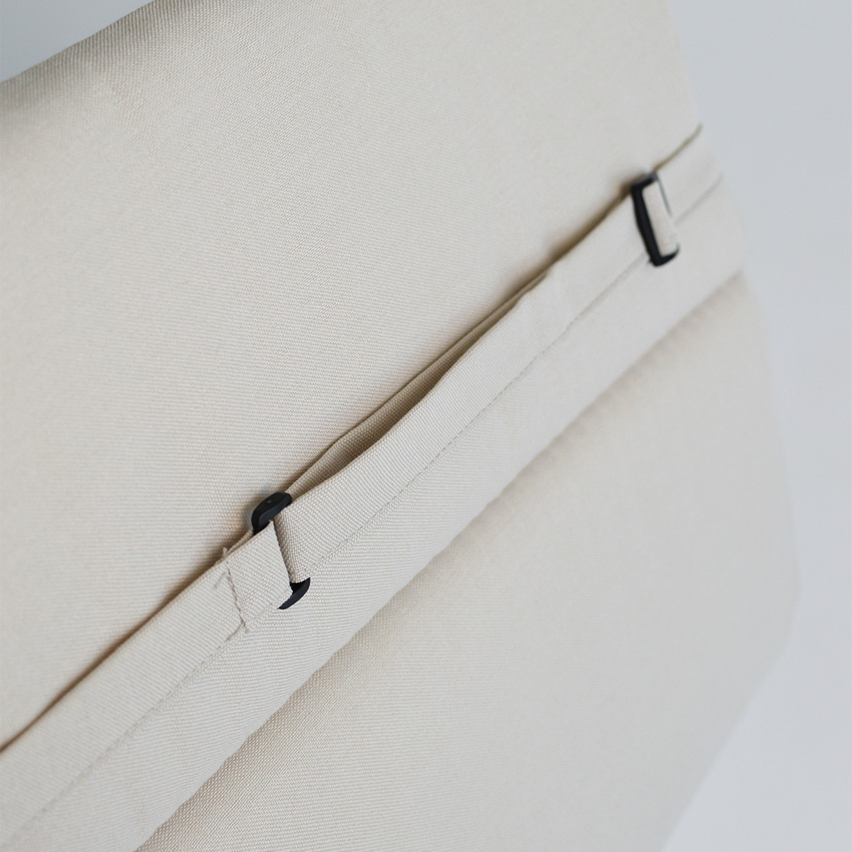 Αδιάβροχο Μαξιλάρι Καρέκλας με Πλάτη 70Cm Ravelia Stitch Beige Λευκά Είδη Κουζίνας & Τραπεζαρίας Μαξιλάρια Spitishop