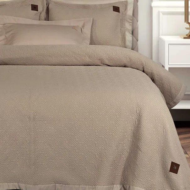 Κουβερλί King Size (240x250) Greenwich Polo Club Essential 4452 Taupe