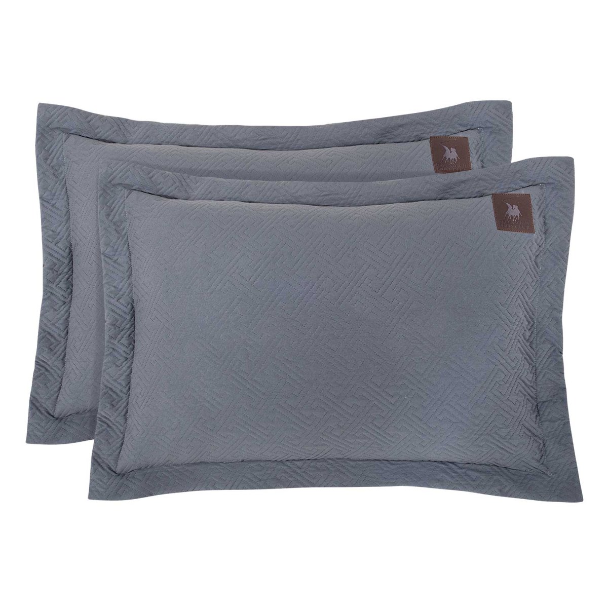 Ζεύγος Μαξιλαροθήκες Καπιτονέ (50x70) Greenwich Polo Club Essential 4449 Purple