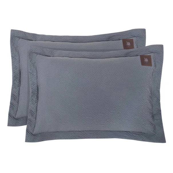 Ζεύγος Μαξιλαροθήκες Καπιτονέ (50x70) Greenwich Polo Club Essential 4449 Purple