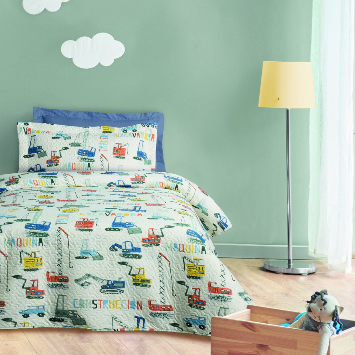 Ζεύγος Μαξιλαροθήκες Καπιτονέ (50x70) Das Home Kids 4982