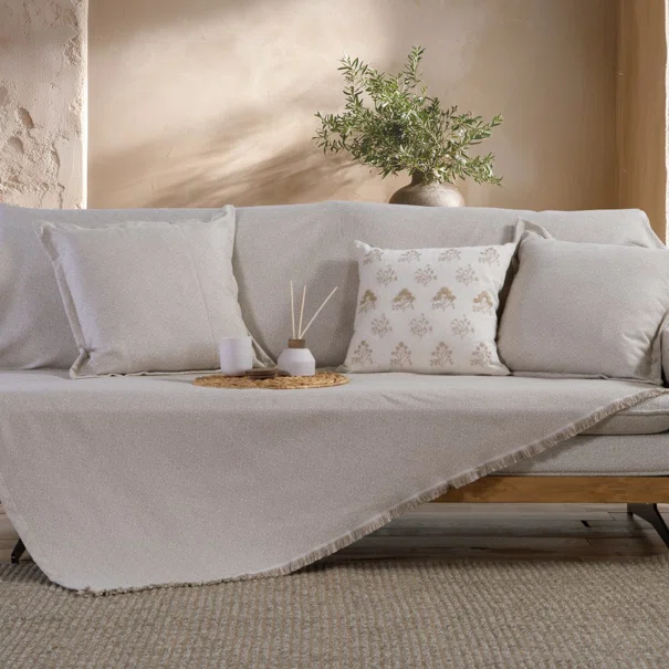 Ριχτάρι Καναπέ Διθέσιου (170x250) Nef-Nef Homeware Loen Beige