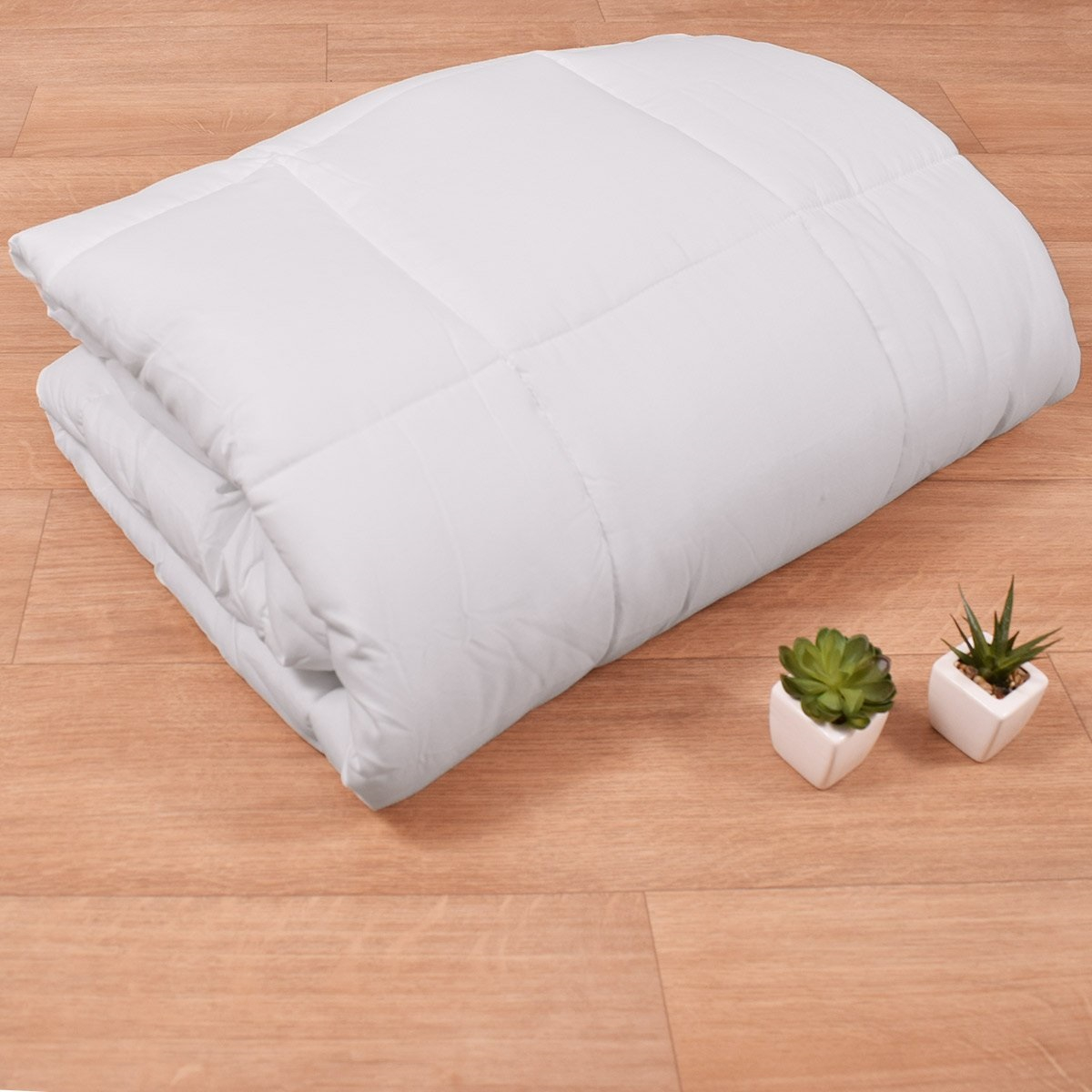 Ελαφρύ Πάπλωμα (220x240) Hotel Microfiber Λευκό 200gr/m2