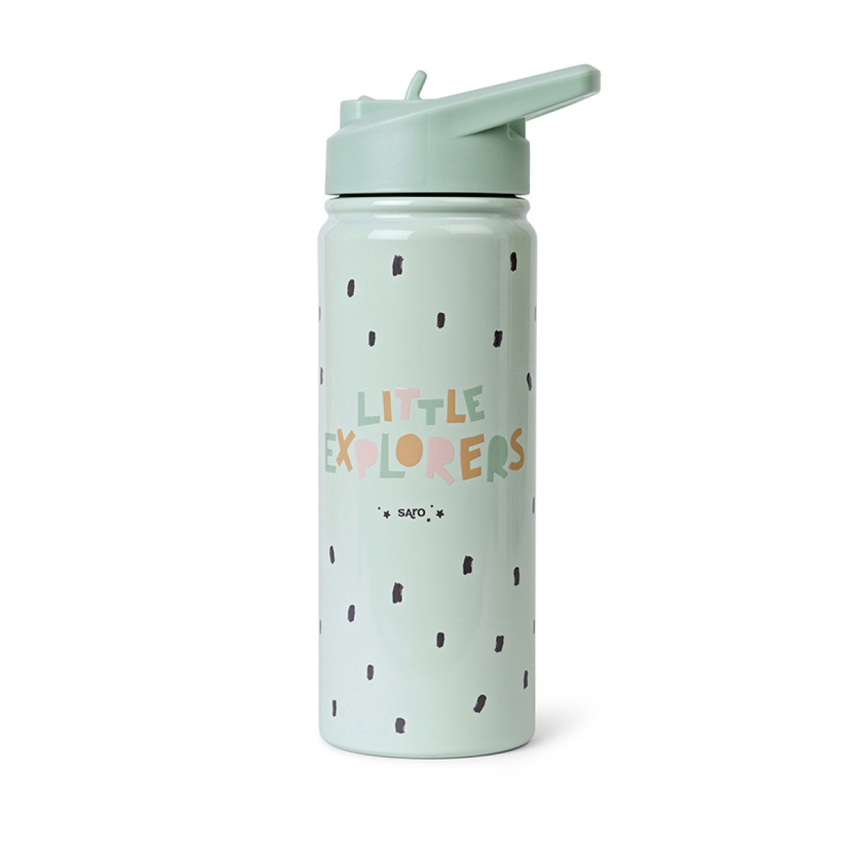 Παγούρι - Θερμός 500ml Με Καλαμάκι Saro Little Explores 74563