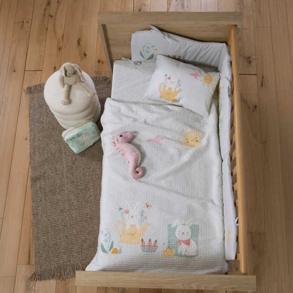 Κουβέρτα Πικέ Αγκαλιάς (80x110) Nef-Nef Homeware Baby Pic Nic Together