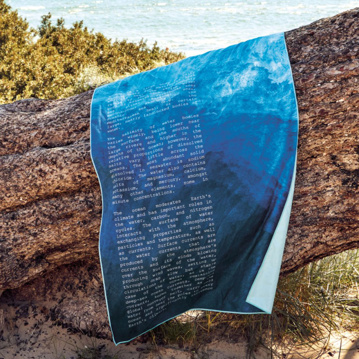 Πετσέτα Θαλάσσης Microfiber 2 Όψεων (80x160) Kentia Loft Resort 2610