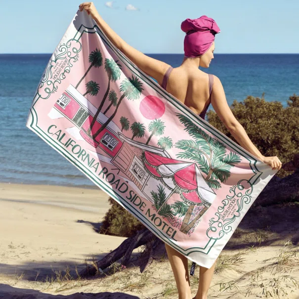 Πετσέτα Θαλάσσης Microfiber (80x160) Kentia Loft Resort 2614