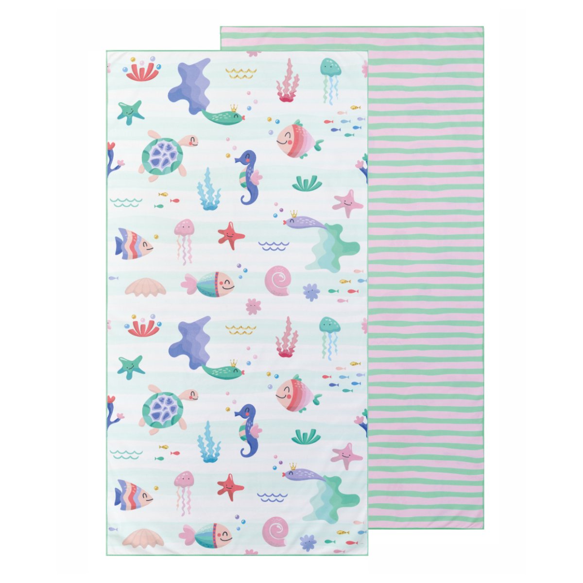 Παιδική Πετσέτα Θαλάσσης Microfiber 2 Όψεων (70x140) Kentia Loft Float 268
