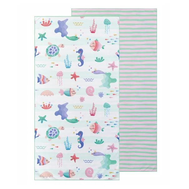 Παιδική Πετσέτα Θαλάσσης Microfiber 2 Όψεων (70x140) Kentia Loft Float 268