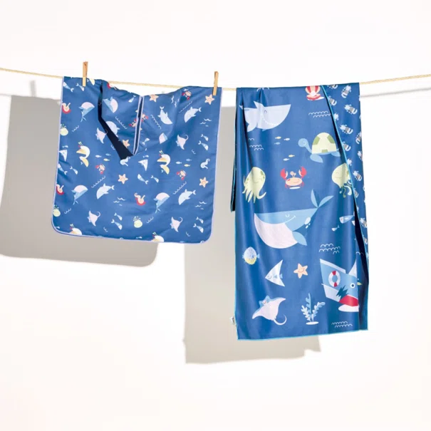 Παιδικό Πόντσο Microfiber (60x60) Kentia Loft Float 2614