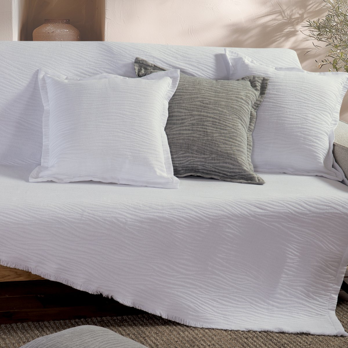 Ριχτάρι Καναπέ Διθέσιου (170x250) Nef-Nef Homeware Zebra White