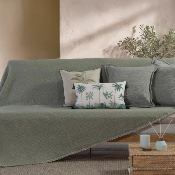 Ριχτάρι Καναπέ Τριθέσιου (170x300) Nef-Nef Homeware Zebra Green