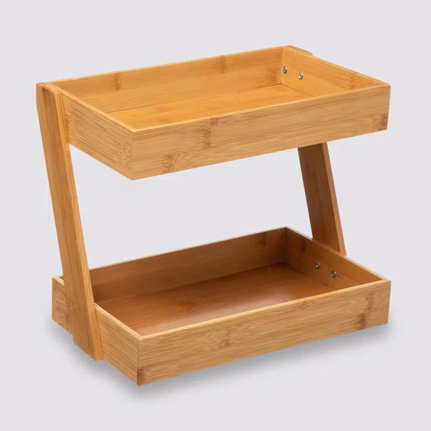 Ραφιέρα Οργάνωσης Κουζίνας (31.5x22.5x26) F-V Tray Organizer Bamboo 169186