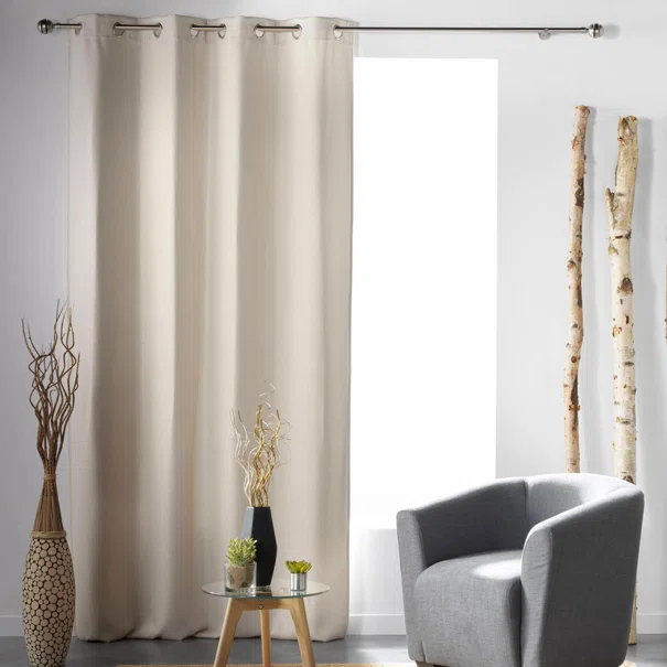 Κουρτίνα Συσκότισης (135x240) Με Τρουκς L-C Tramina Natural 1608921