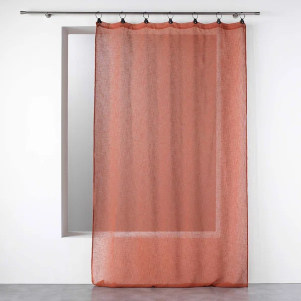 Κουρτίνα (140x240) Με Τρουκς L-C Link Terracotta Orange 1626837