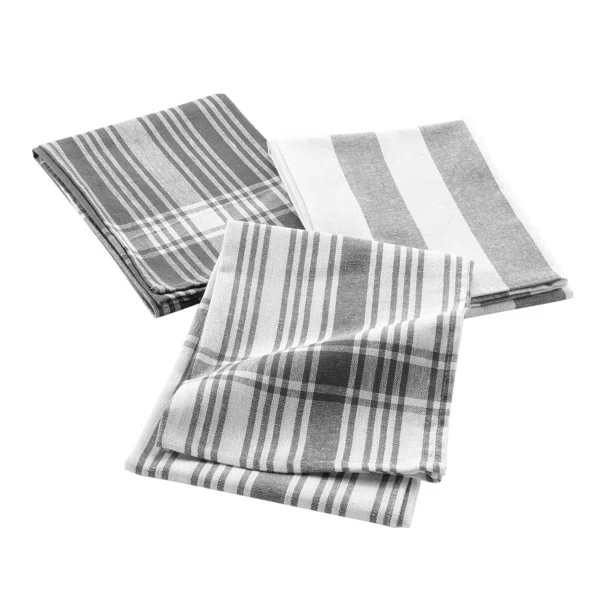 Ποτηρόπανα (Σετ 3τμχ) L-C Bayado Charcoal Grey 1731294