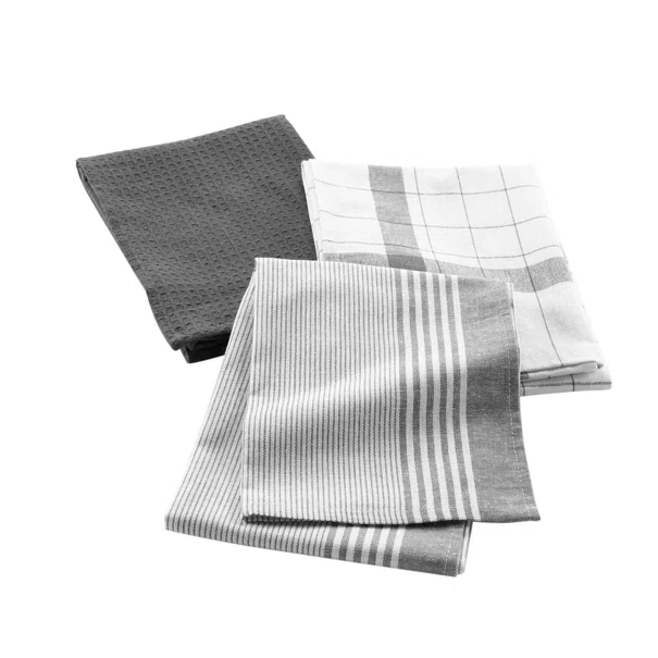 Ποτηρόπανα (Σετ 3τμχ) L-C Vibrato Charcoal Grey 1731297