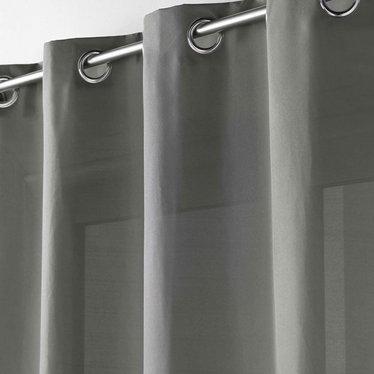 Κουρτίνα (140X280) με Τρουκς L-C Absolu Charcoal Grey 1607295 Κουρτίνες Κρεβατοκάμαρας Spitishop
