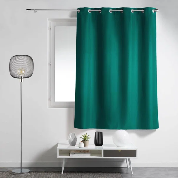 Κουρτίνα Παραθύρου (140x180) Με Τρουκς L-C Essentiel Emerald Green 1611741