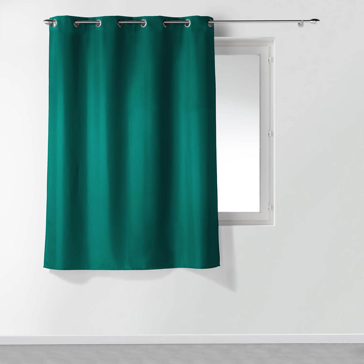 Κουρτίνα Παραθύρου (140x180) Με Τρουκς L-C Essentiel Emerald Green 1611741
