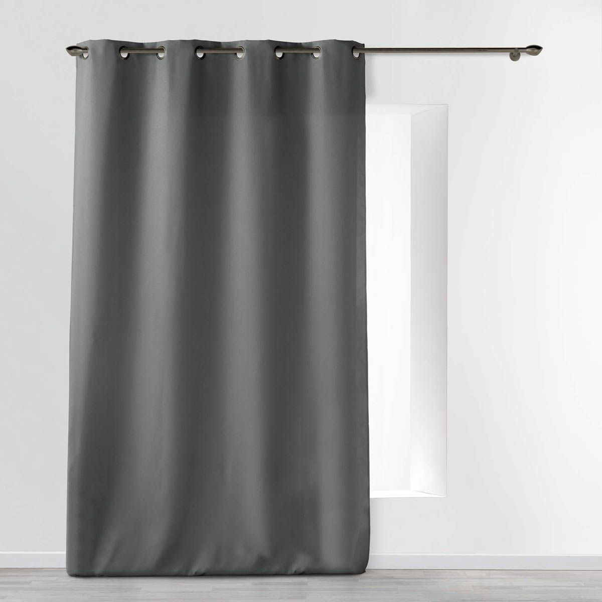 Κουρτίνα (140x260) Με Τρουκς L-C Essentiel Concrete Grey 1609129