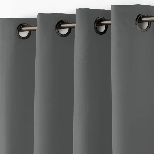 Κουρτίνα (140x260) Με Τρουκς L-C Essentiel Concrete Grey 1609129