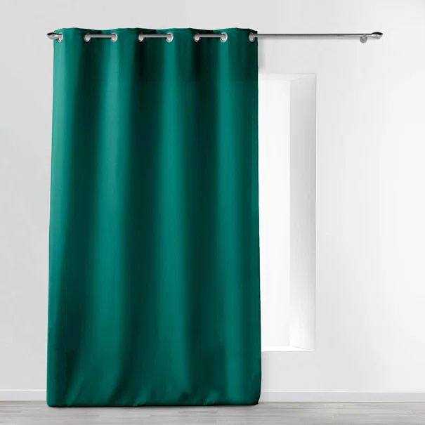 Κουρτίνα (140x260) Με Τρουκς L-C Essentiel Emerald Green 1611744