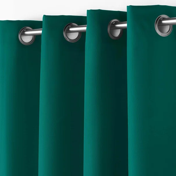 Κουρτίνα (140x260) Με Τρουκς L-C Essentiel Emerald Green 1611744