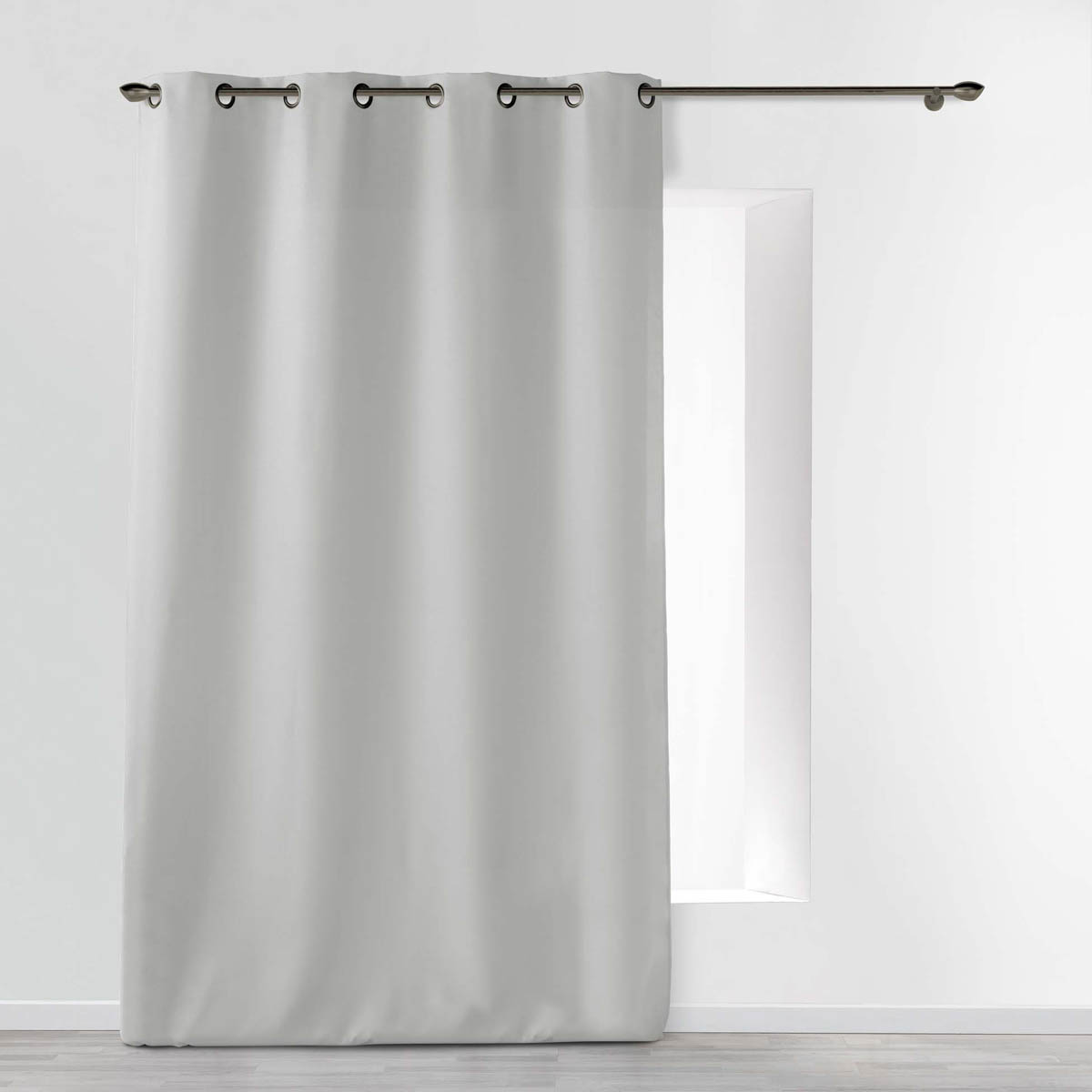 Κουρτίνα (140x260) Με Τρουκς L-C Essentiel Grey 1609127