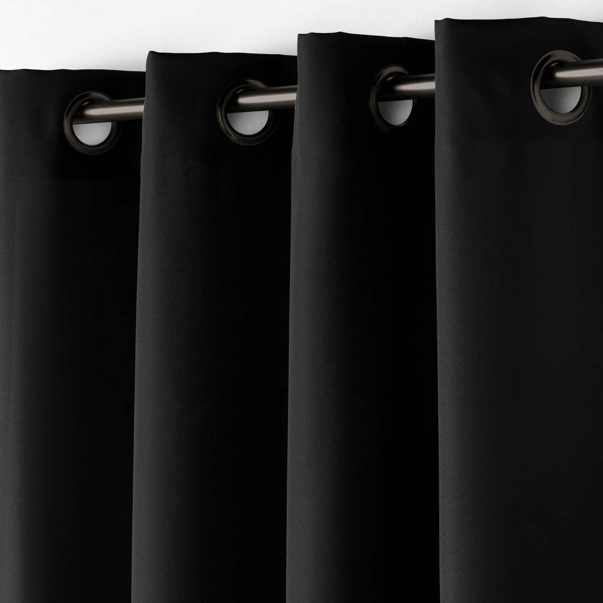 Κουρτίνα (140X260) με Τρουκς L-C Essentiel Noir 1609135 Κουρτίνες Κρεβατοκάμαρας Spitishop