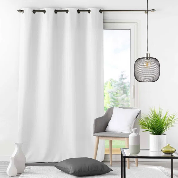 Κουρτίνα (140x260) Με Τρουκς L-C Essentiel White 1609128
