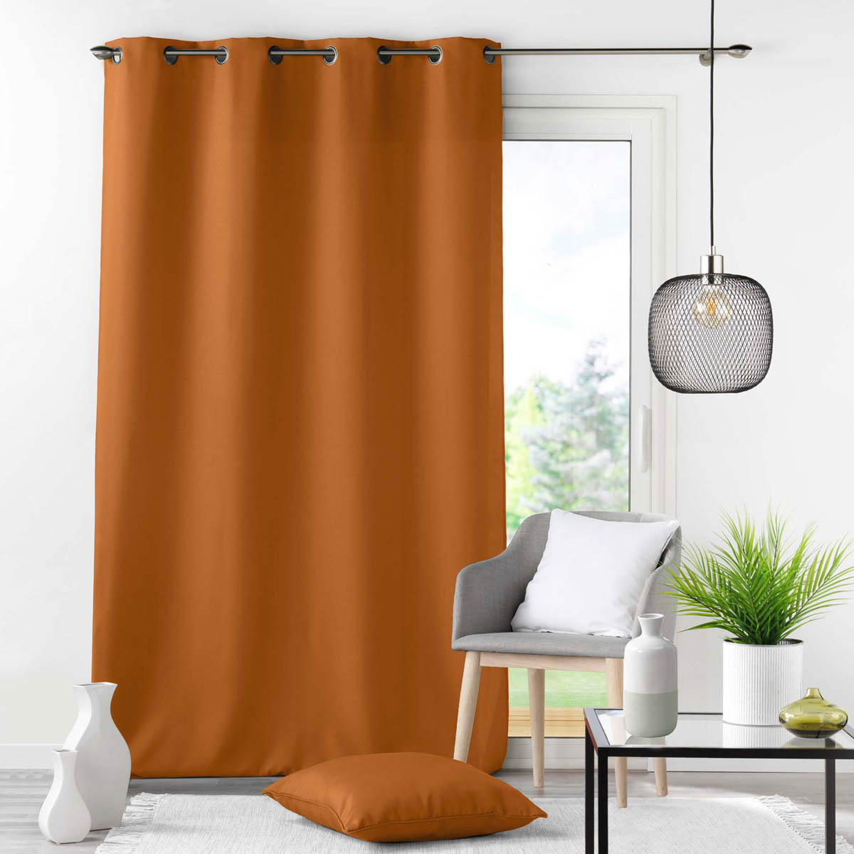 Κουρτίνα (140x280) Με Τρουκς L-C Essentiel Camel Brown 1612665