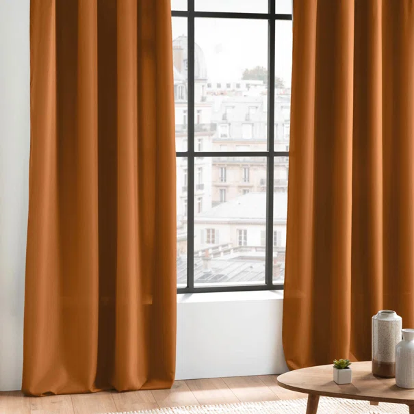 Κουρτίνα (140x280) Με Τρουκς L-C Essentiel Camel Brown 1612665