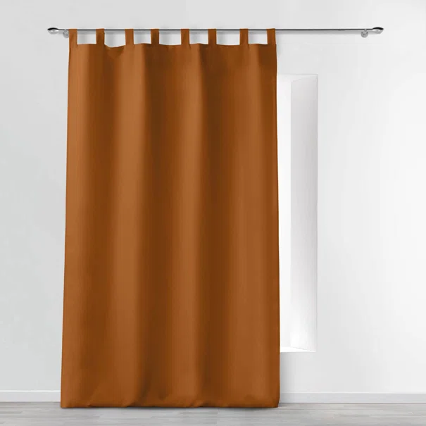 Κουρτίνα (140x260) Με Τιράντες L-C Essentiel Camel Brown 1612667