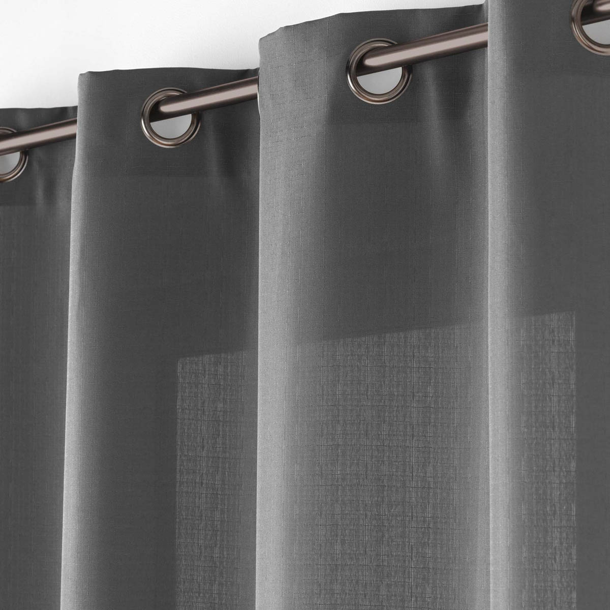 Κουρτίνα (140X280) με Τρουκς L-C Soline Concrete Grey 1612704 Φοιτητικό Σπίτι Κουρτίνες Spitishop