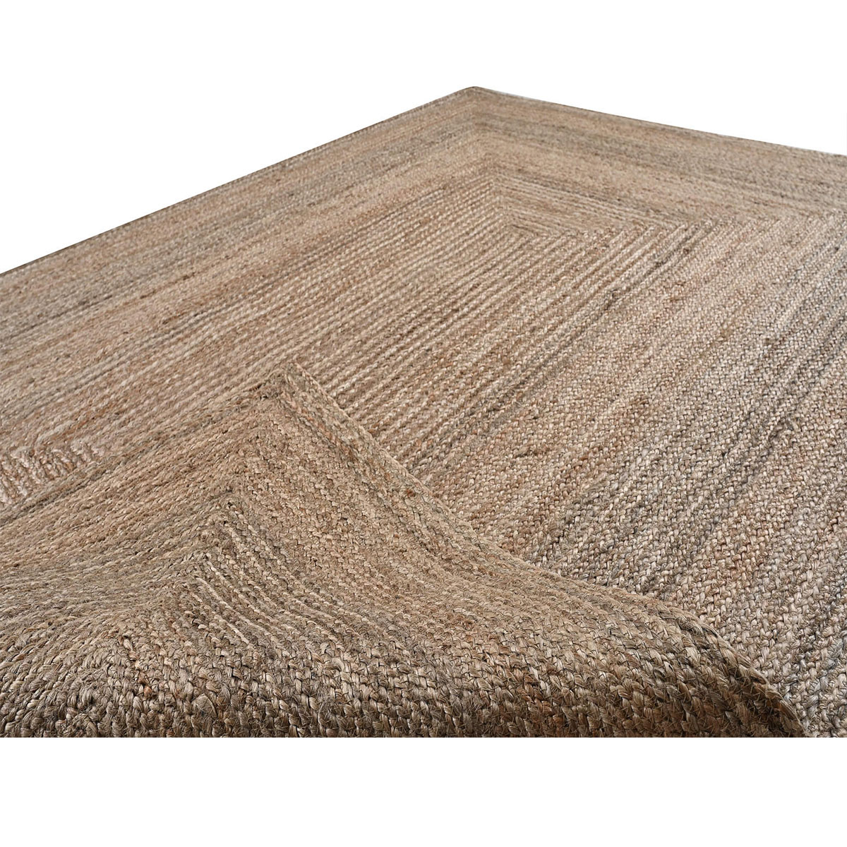 Χαλί Διαδρόμου (80X150) Pol Rugs Mats Jute Grey Natural Χαλιά Διάδρομοι Spitishop